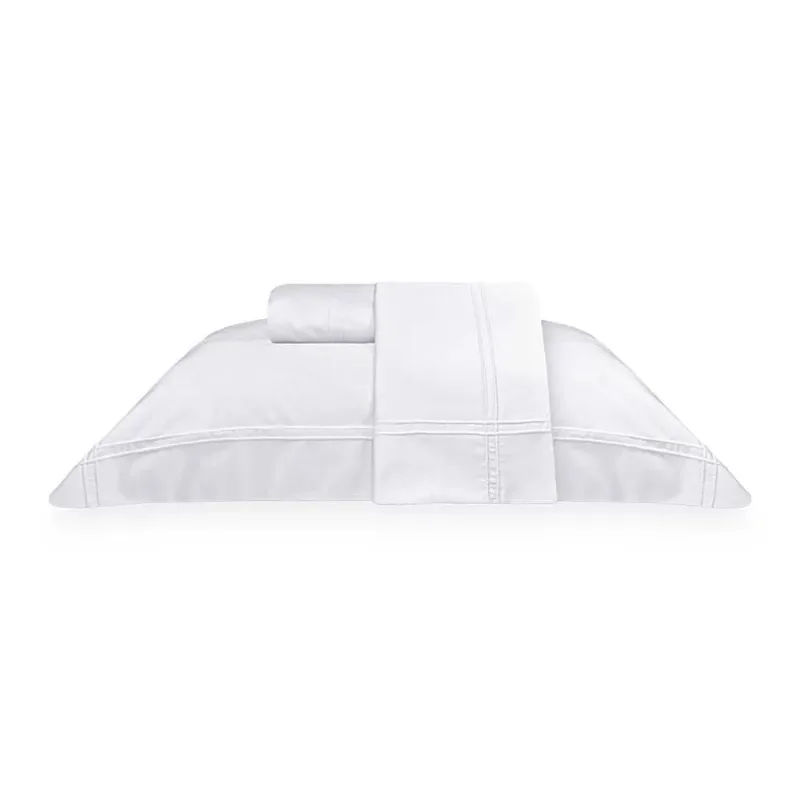 Jogo De Cama Casal 300 Fios Linhas - Marken Fassi Branco