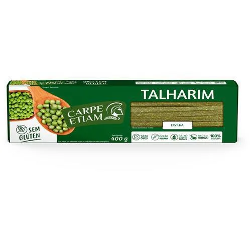 Talharim Cape Etiam Sem Ovos Vegano Sem Gluten 400g Ervilha - Não Informado - Mercearia