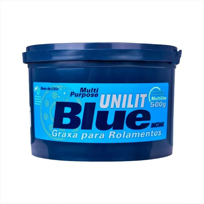 3x Graxa Automotiva Azul Rolamentos Unilit Blue 500g Ingrax