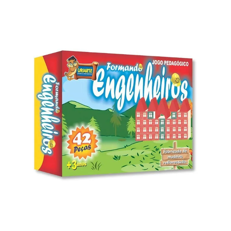 Blocos De Montar Formando Engenheiros - 42 Peças