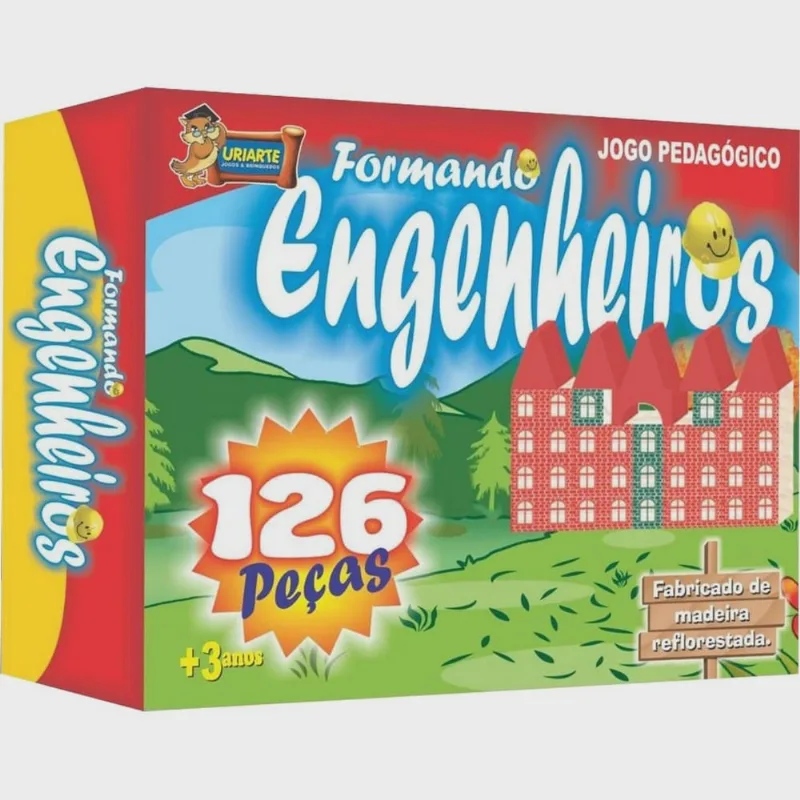 Blocos de Montar Formando Engenheiros - 126 Peças