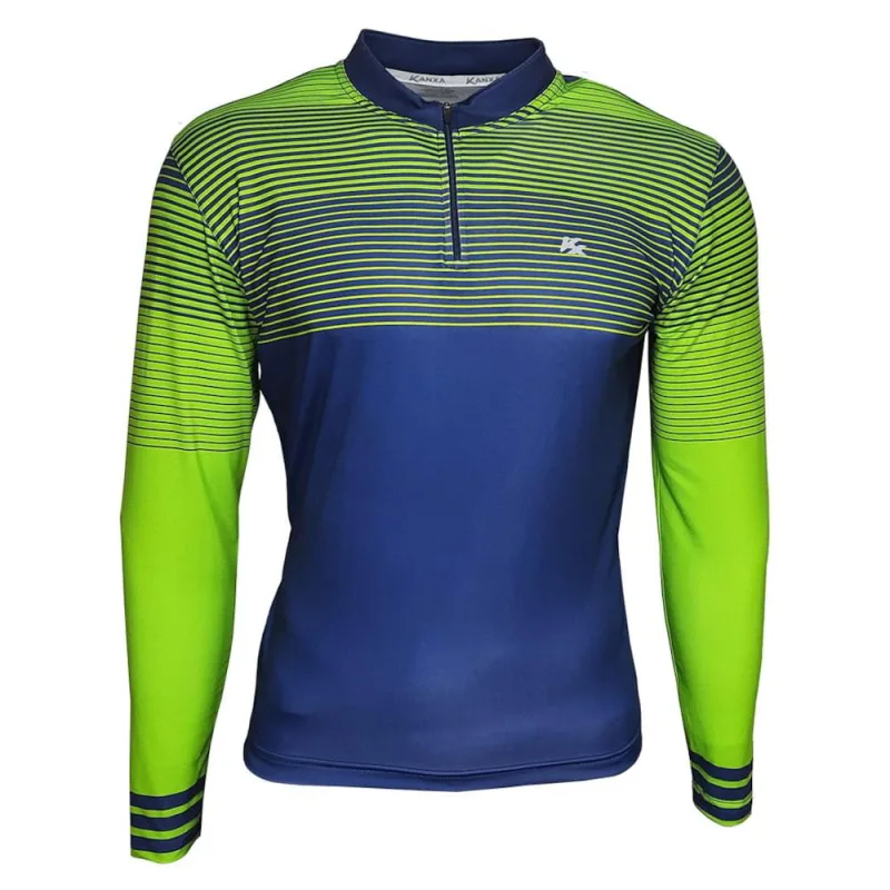 Camisa de Ciclismo Kanxa List UV50 Manga Longa Masculina - Kanxa