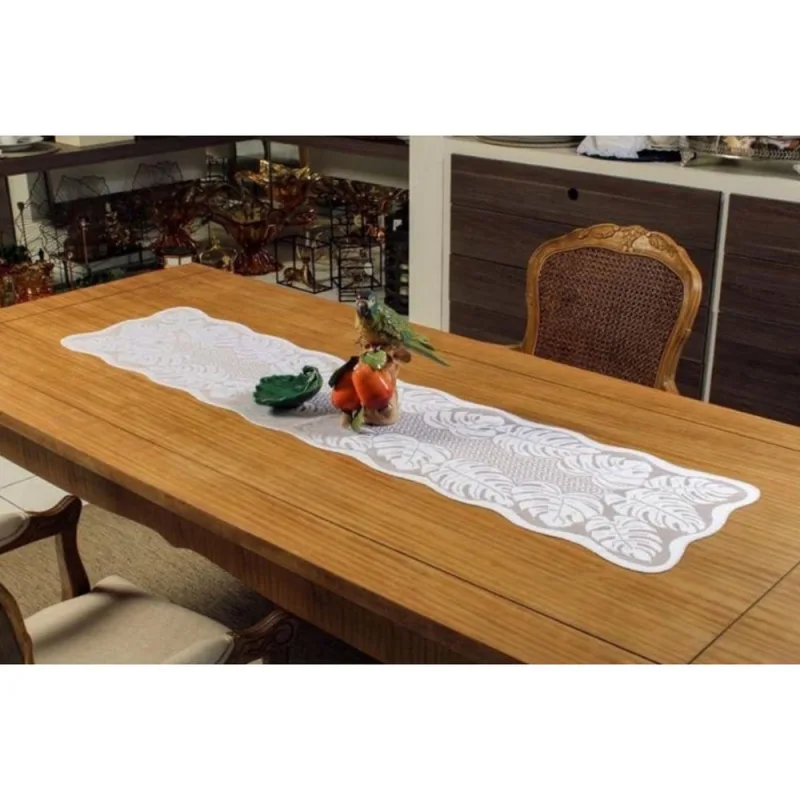 Caminho de mesa Coleção Botanica 0,35 x 1,40 m - RendhAC - Não Disponível - Cama, Mesa E Banho