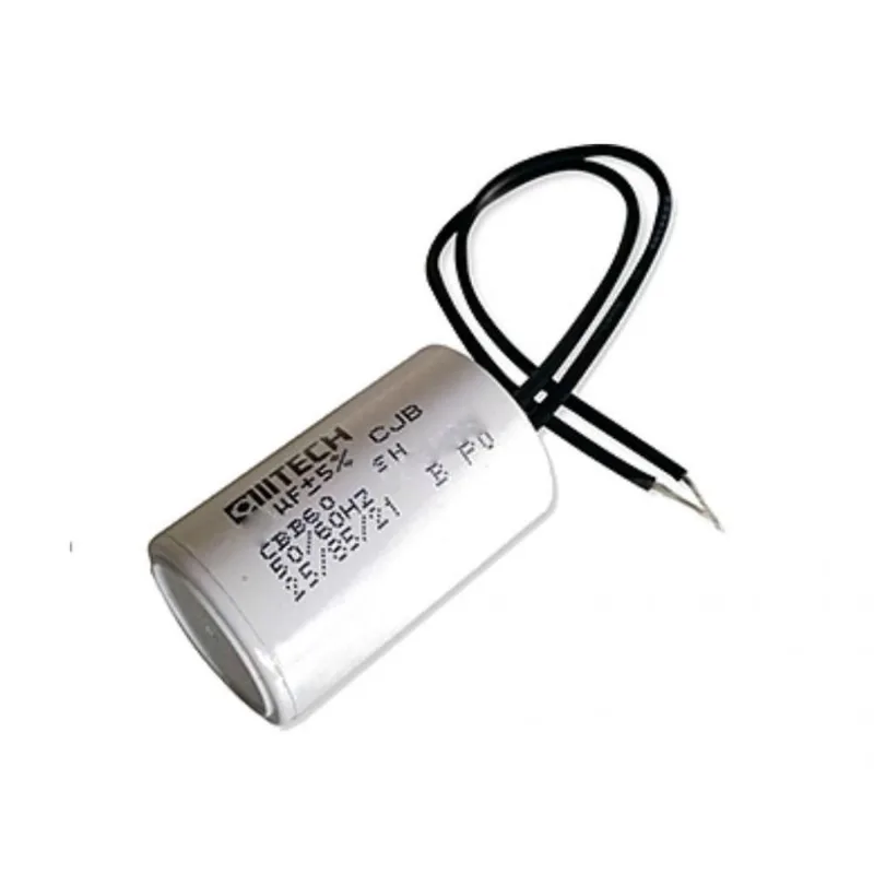 Capacitor De Motor 2uf X 250vac 2 Fios 10 Unidades Alltech