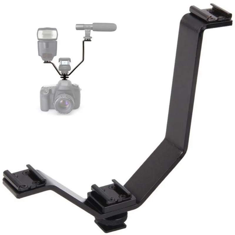 Manopla Flash Bracket com Sapata para Câmera DSLR - LS18