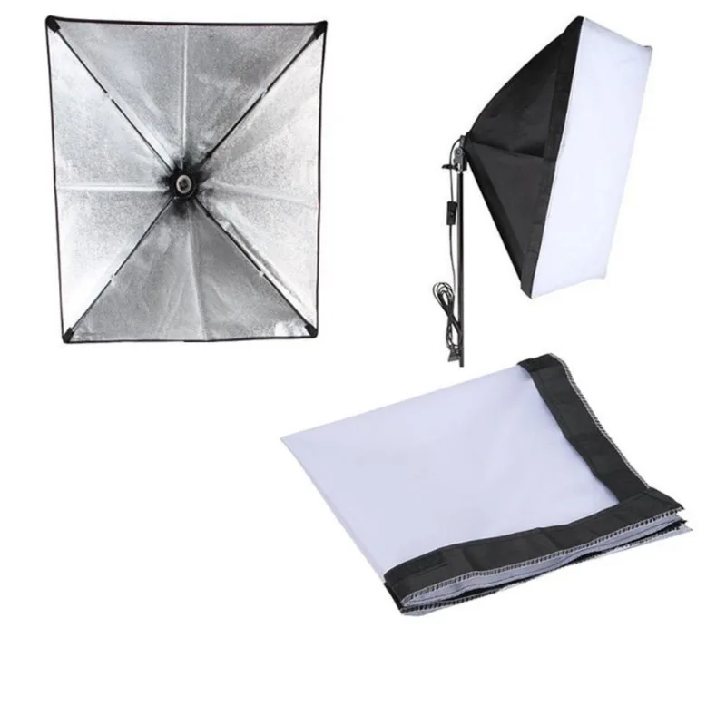 Softbox tipo Sombrinha para Iluminação Continua E27 - 60x60 cm