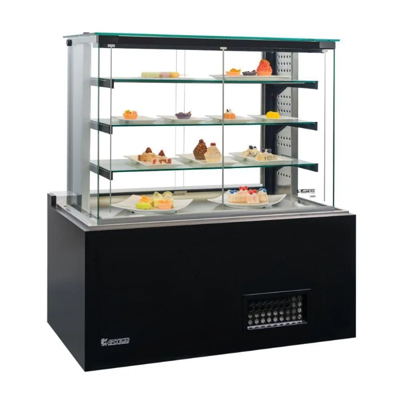 Balcão Vitrine Expositora Refrigerada Slim Ártico 129cm 220V