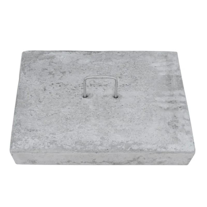 Tampa para Caixa de Gordura Concreto com Alça Concrebox Tampa para Caixa de Gordura Concreto com Alça 35x35cm Concrebox