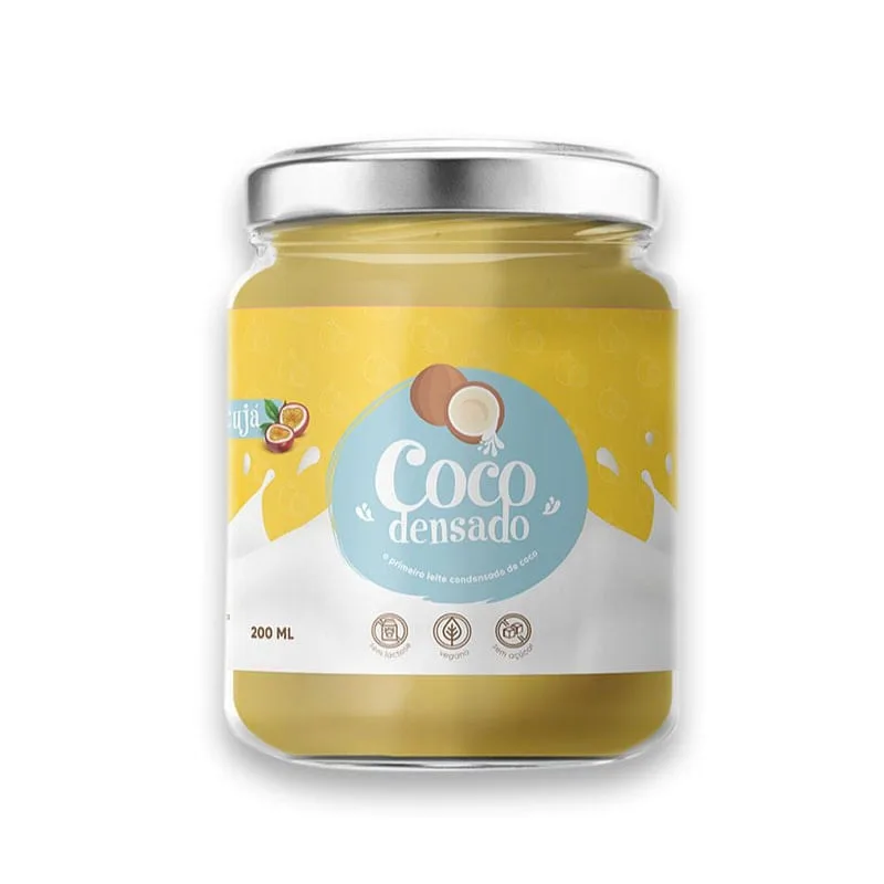 Cocodensado Maracuja Leite Condensado De Coco Sem Açucar - Não Informado
