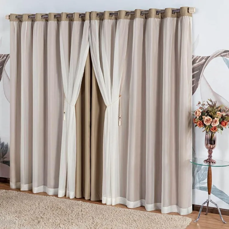 Cortina Blackout Idealle 4,00m X 2,70m - Chocolate
