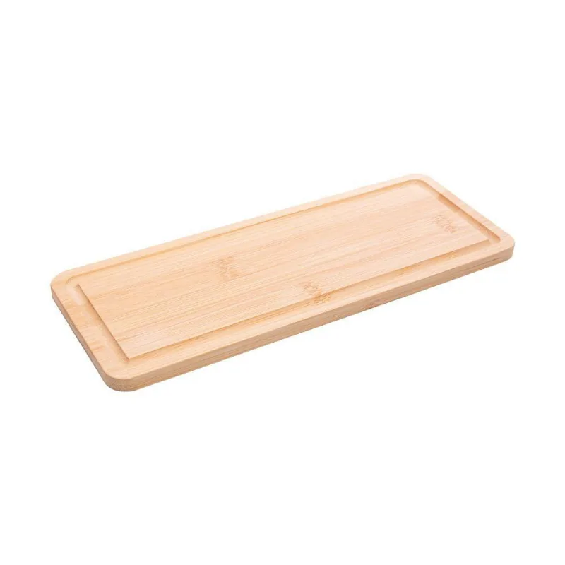 Tábua Decoração Petisco Em Bambu Hire 28cm X 11cm X 1cm