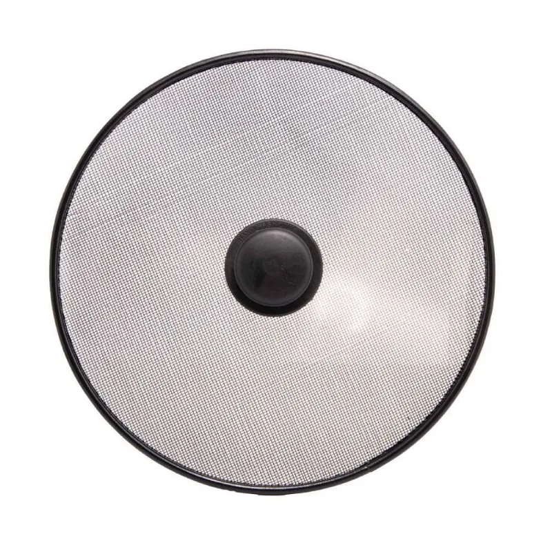 Tampa Protetora Para Fritura 25Cm Lyor - Preta - LYOR