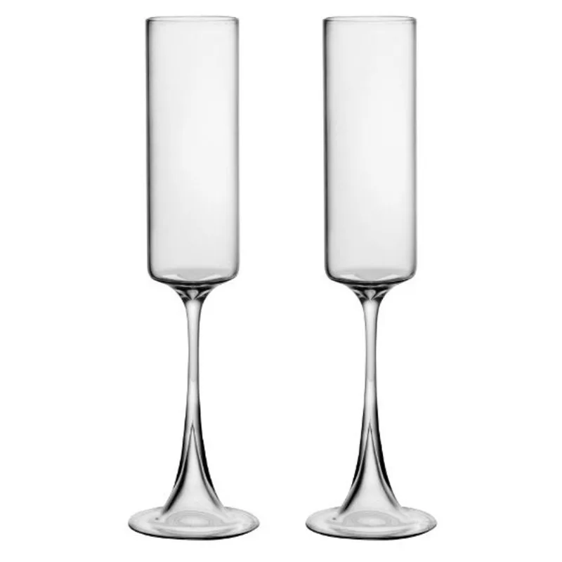 Conjunto 2 Taças para Champanhe de Vidro Fiesta Lyor - LYOR