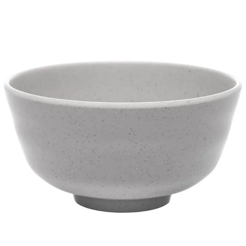 Bowl Melamina Ceviche Shimeji 350ml Cinza Lyor Tóquio Granilite Tigela Redonda Oriental - LYOR