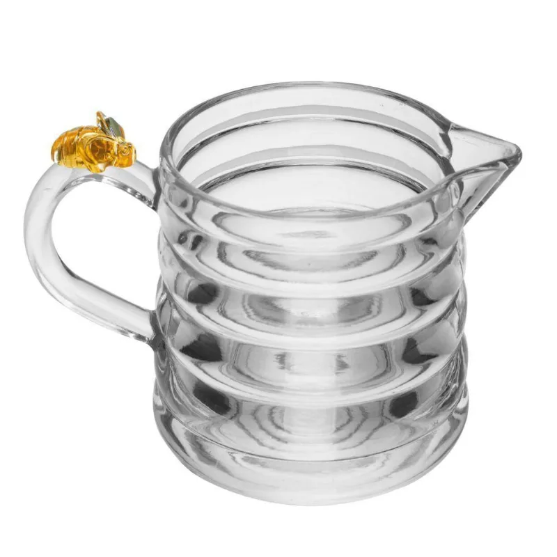 Leitera Jarra De Leite Cristal Ecológico Little Bee Abelha Colmeia Mel 300ml Lyor - LYOR