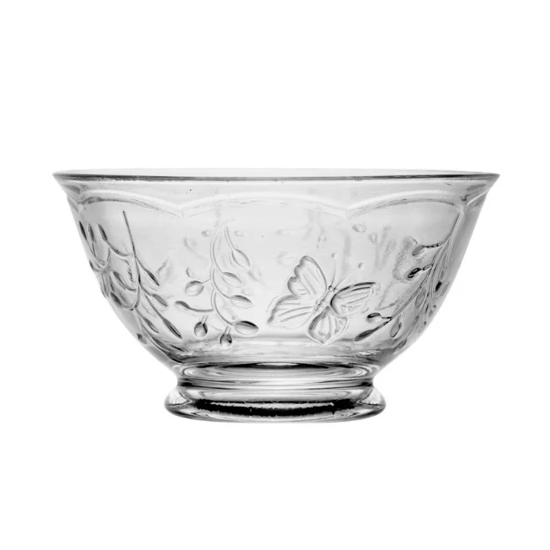 Bowl em Vidro New Butterfly 300Ml Lyor - Transparente - LYOR
