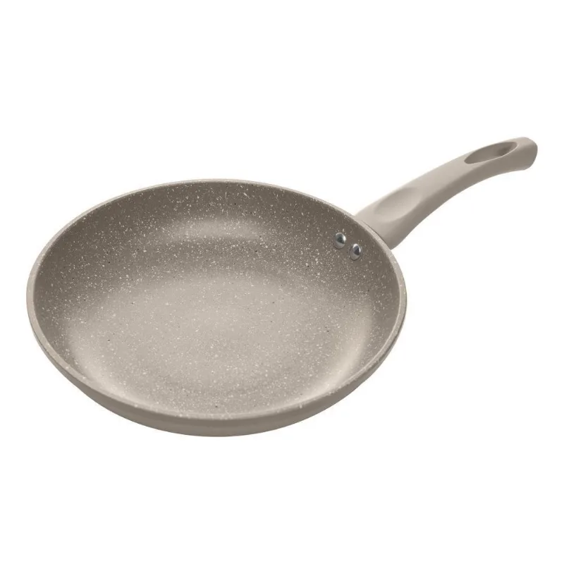 Frigideira De Alumínio Revestimento Cerâmico Indução Lyor 24Cm - Taupe