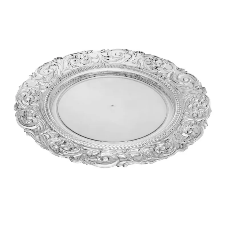 Sousplat Plástico Rose 33Cm Lyor - LYOR