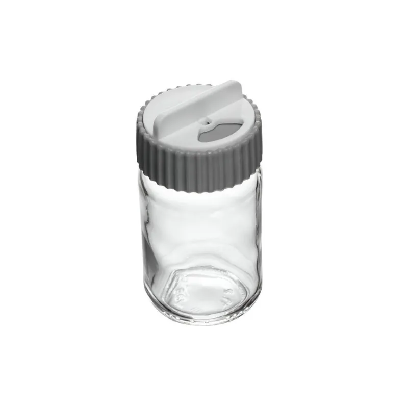 Porta Tempero Com Tampa Rotativa Siena Lyor 190Ml - Cinza - LYOR