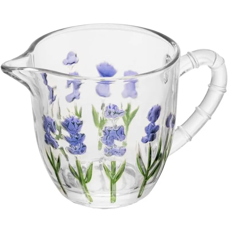Leiteira Lyor Lavanda Hand Painting Vidro 240ml - Lyor