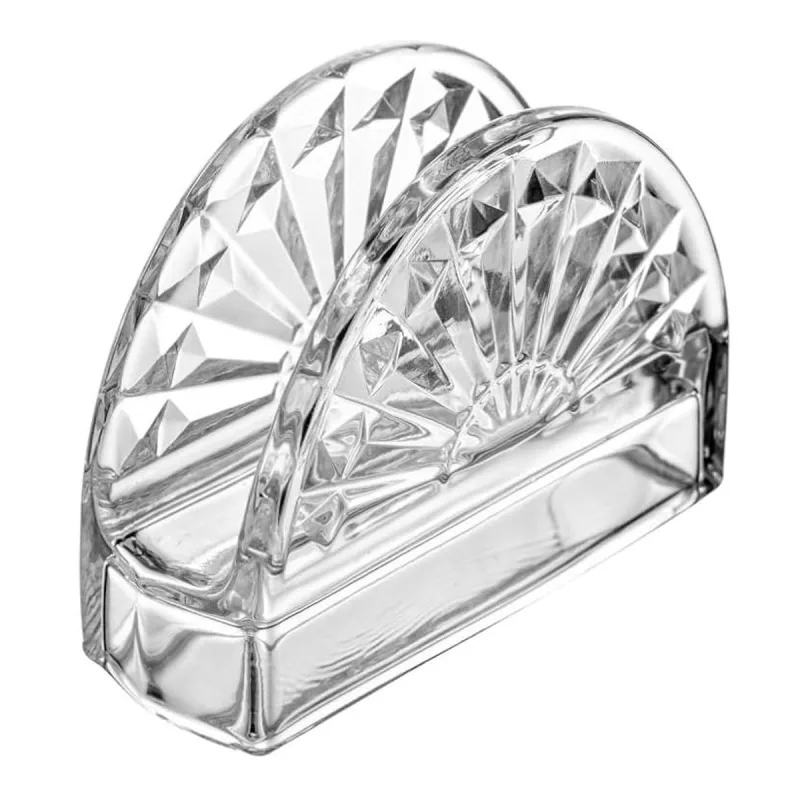 Porta Guardanapo Lyor Sun Cristal 13cm x 4,5cm x 9cm - Lyor - Utilidades E Casa