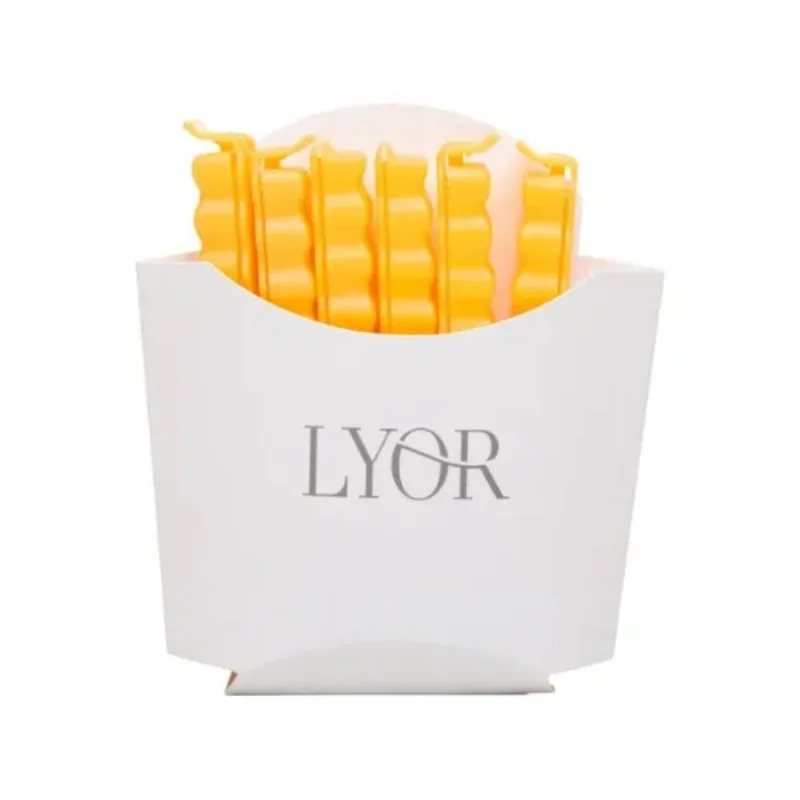 Conjunto 6 Prendedores French Fries Lyor - LYOR