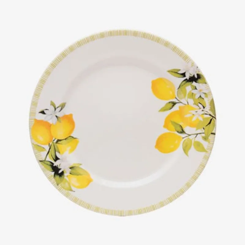 Prato Lyor Raso Limão Siciliano Cerâmica 28cm - Lyor - Utilidades E Casa