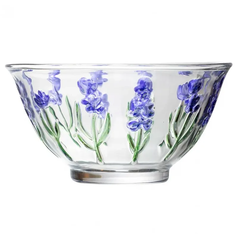 Bowl Lavanda 12x6cm em Vidro Lyor - LYOR