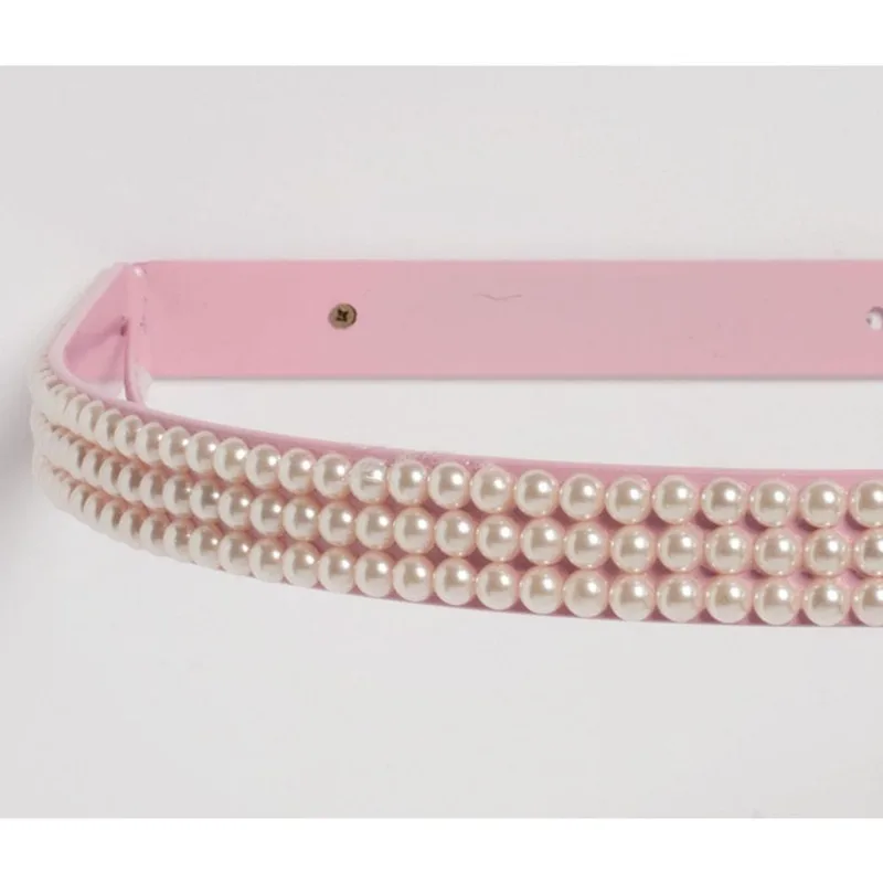 Dossel Infantil Com Pérolas S/ Mosquiteiro 40CmX35Cm - Rosa