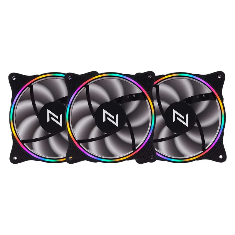 Kit Com 3 Cooler Neologic Gamer Nl-neocolor2 Rainbow 12 Cm U Unica Unica
