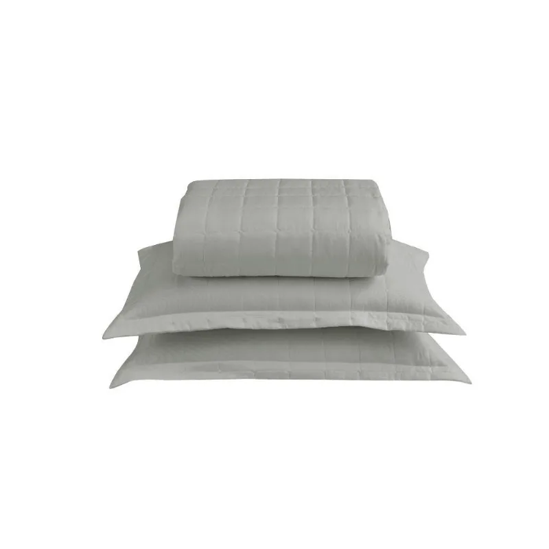 Kit Cobre Leito Matelado Dupla Face Soft 3 Peças Casal 100% Poliéster Cor:cinza