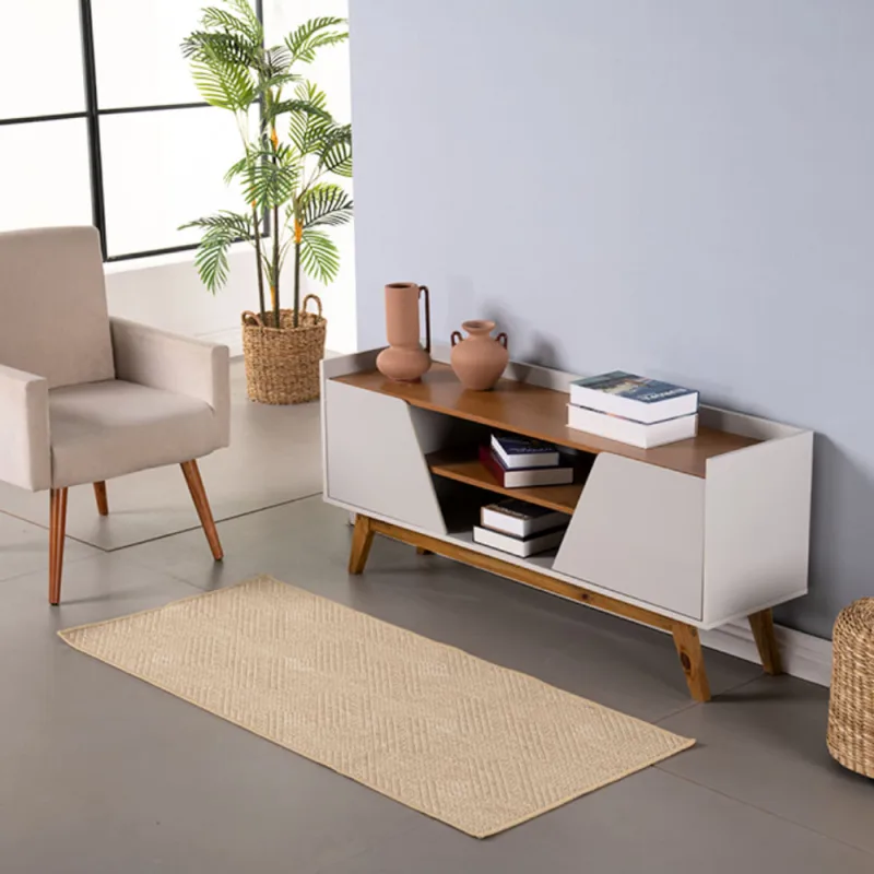 Tapete Passadeira Sisal Lancer 5,00m x 66cm PS29 Clean - Home Fernandes - Cama, Mesa E Banho