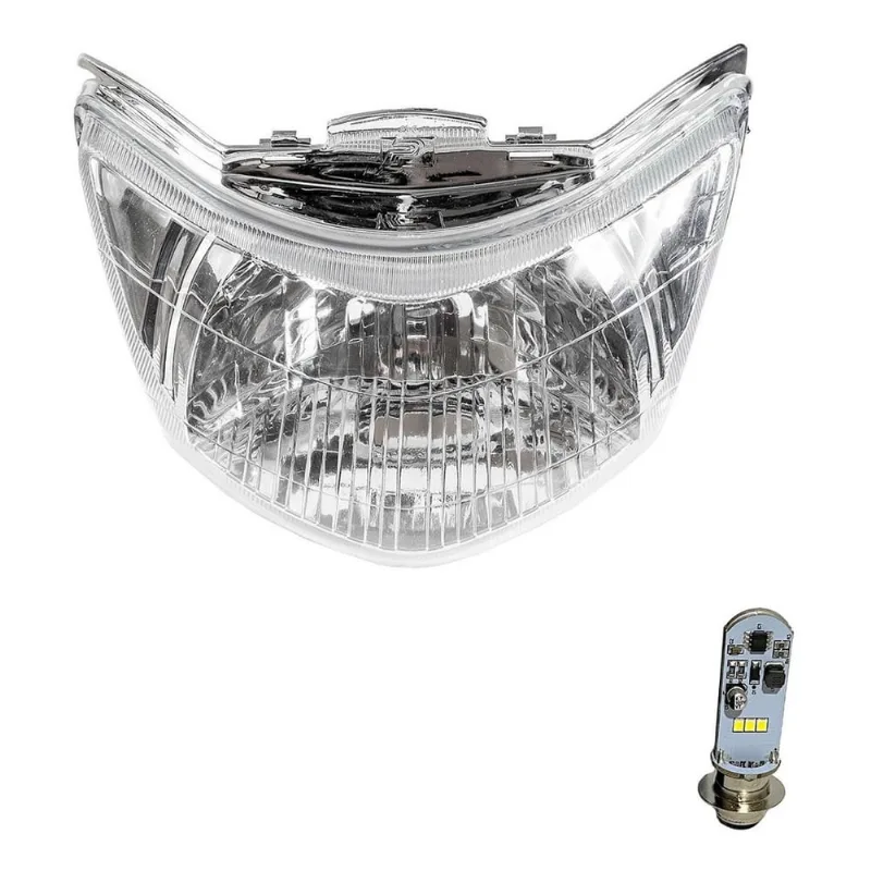 Farol Honda Biz 125 2005 06 07 2008 2009 2010 C/led Plasmoto