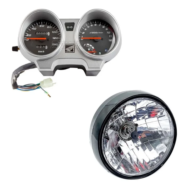 Kit Painel Cg 150 Sport + Farol Cg Titan 150 + Lampada