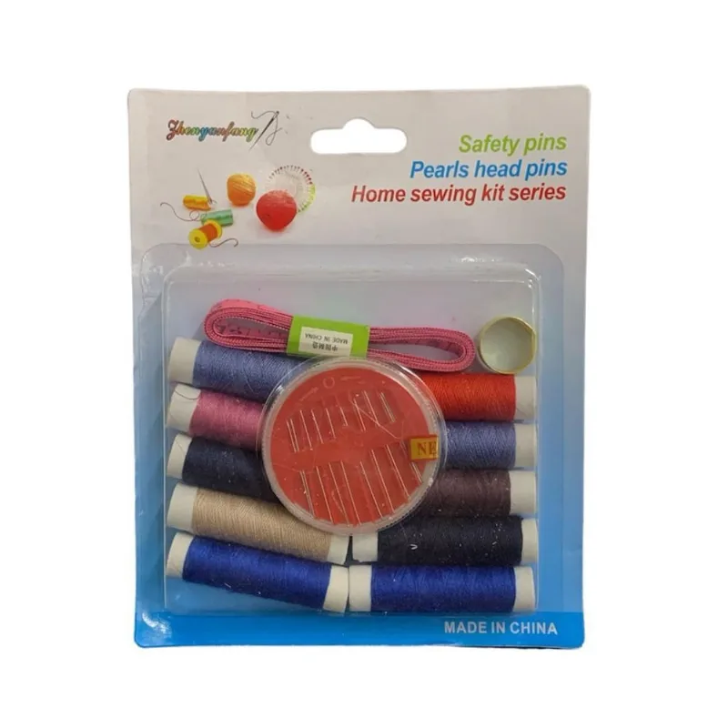 Kit Costura Agulhas Dedal Fita Métrica Linhas - Modelo sw5700
