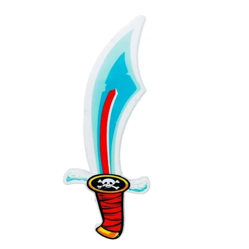 Espada Infantil Com Som E Luz De Led Brinquedo Pirata Do Navio Luta Lutinha Aventura Meninos