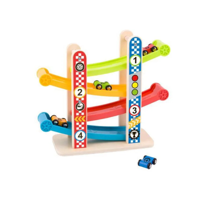 Torre de Carros Média Brinquedo Educativo - Tooky Toy
