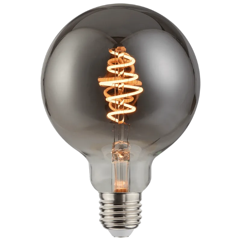 Lâmpada Led Filamento Black G95 E27 5w 1800k Bivolt Brilia