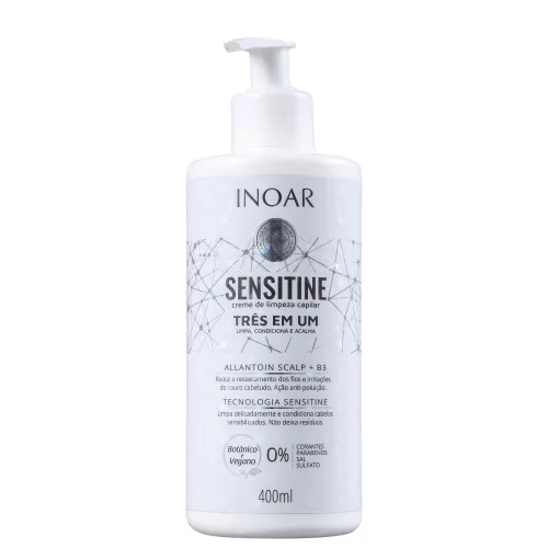 Creme Inoar Limpeza Sensitine 400ml - INOAR - Higiene E Beleza