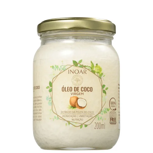 OLEO CAPILAR INOAR DE COCO 200ML - INOAR