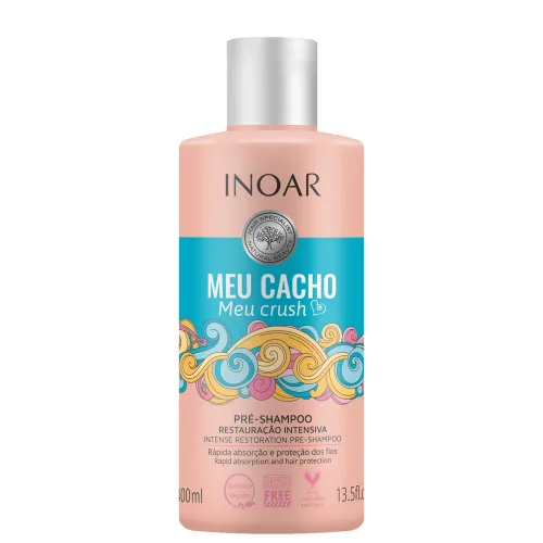 Pre Sh Inoar Meu Cacho/meu Crush 400ml - INOAR - Higiene E Beleza