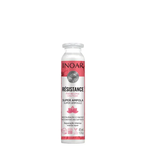 AMPOLA INOAR RESISTENCE FLOR DE LOTUS 45ML - LOTUS