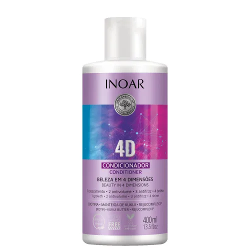 INOAR 4D - CONDICIONADOR 400ML - INOAR