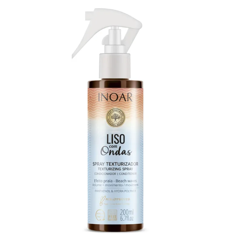 Spray Texturizador Inoar Liso Com Ondas 200ml
