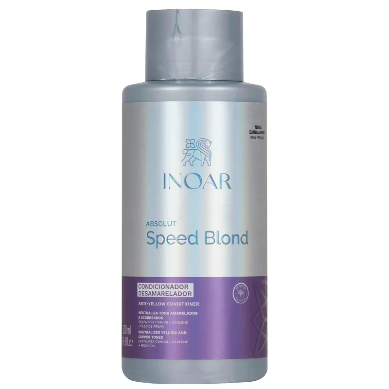 Condicionador Desamarelador Inoar Speed Blond 500ml - Inoar - Higiene E Beleza