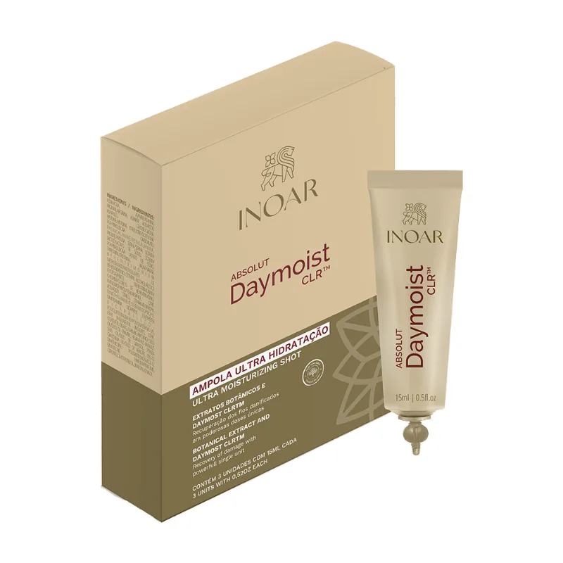 Ampola Capilar Inoar Daymoist com 3 Unidades 15ml