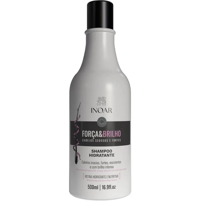 Shampoo Hidratante Inoar Força e Brilho 500ml