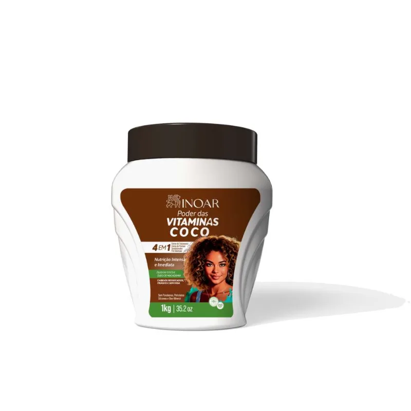 Creme de Tratamento Inoar Coco 1kg