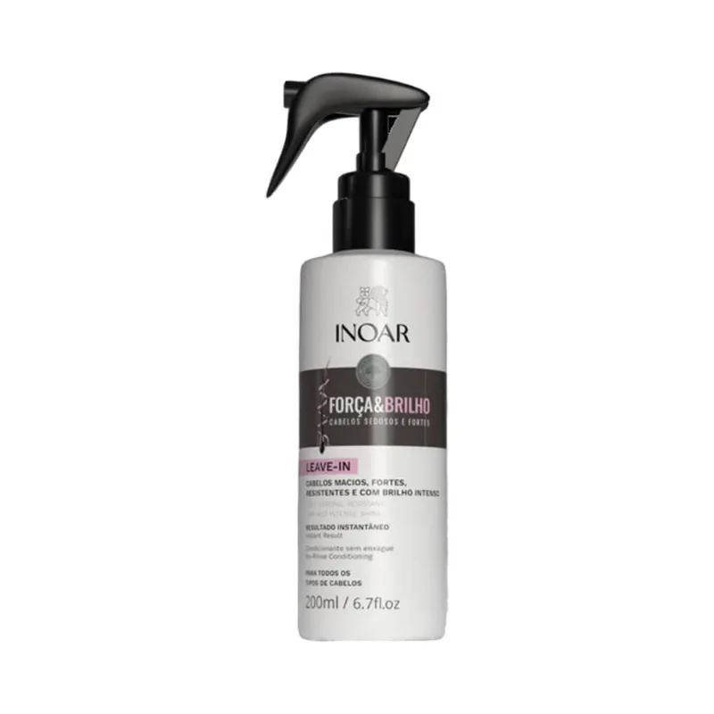 Leave-in Inoar Força e Brilho 200ml Leave In Inoar 200ml Forca E Brilho