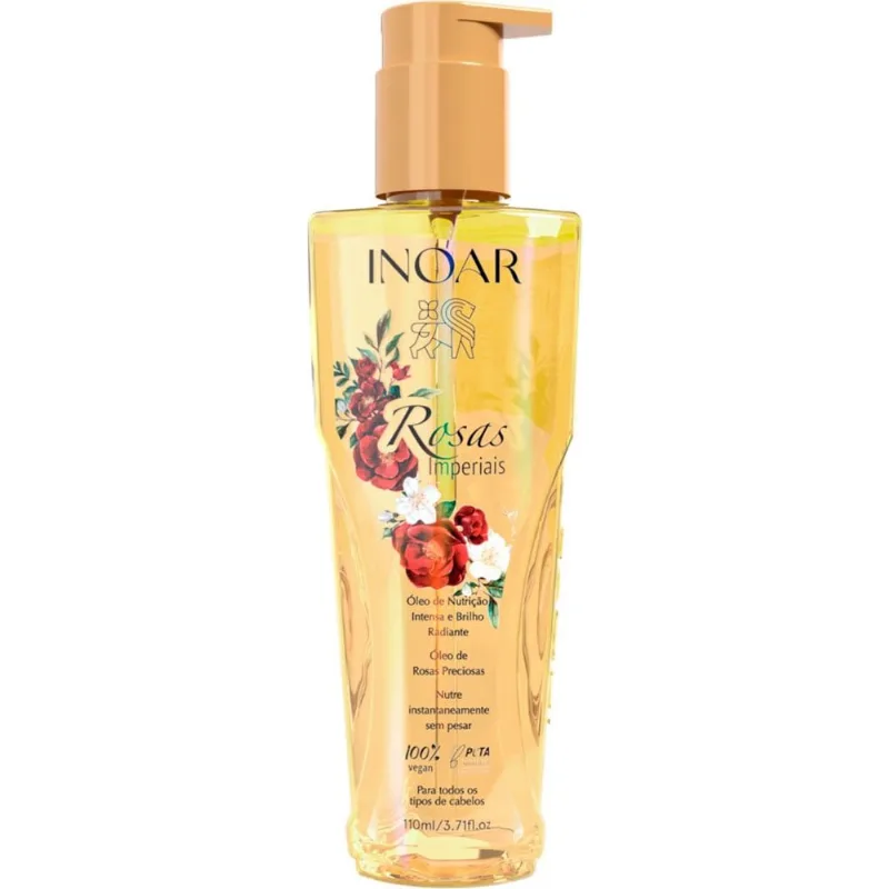 Oléo Nutricao e Brilho Inoar Rosas Imperiais 110ml